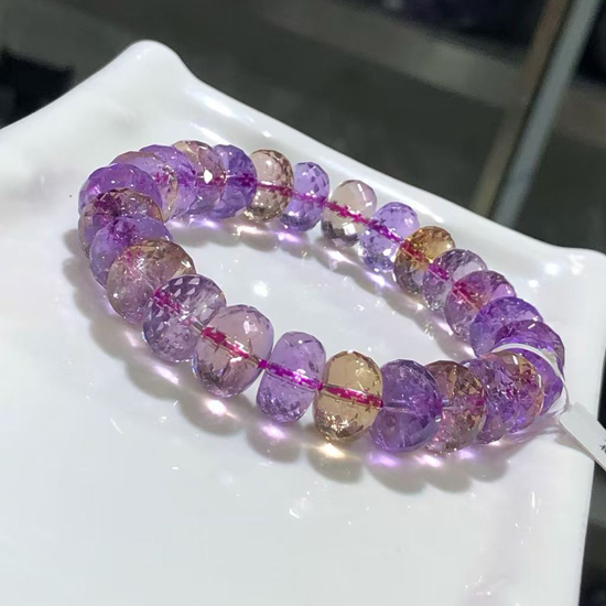 紫黄晶手链