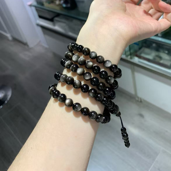银曜石手链